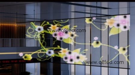 Transparent led screen