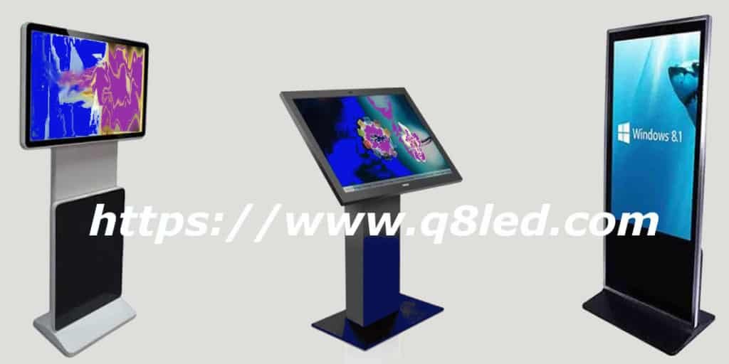 شاشات دعائية عمودية lcd kiosks